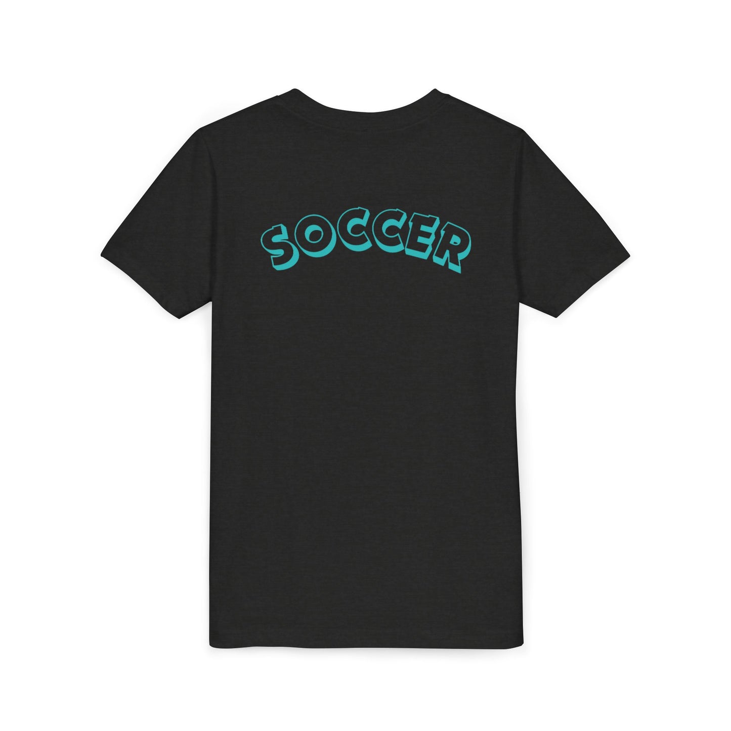 Bella Canvas-Youth Soccer Tee - FRONT AND BACK DESIGN