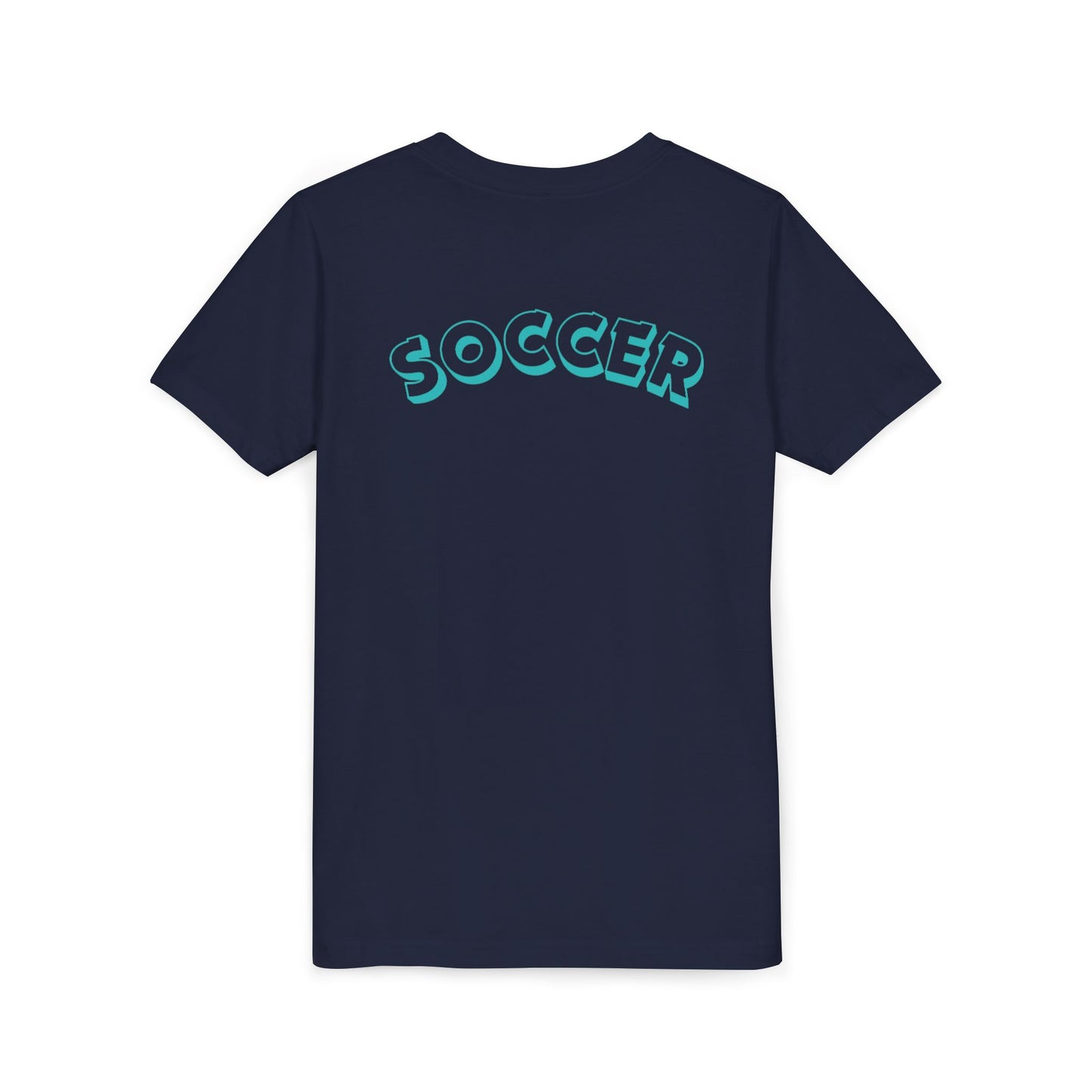 Bella Canvas-Youth Soccer Tee - FRONT AND BACK DESIGN