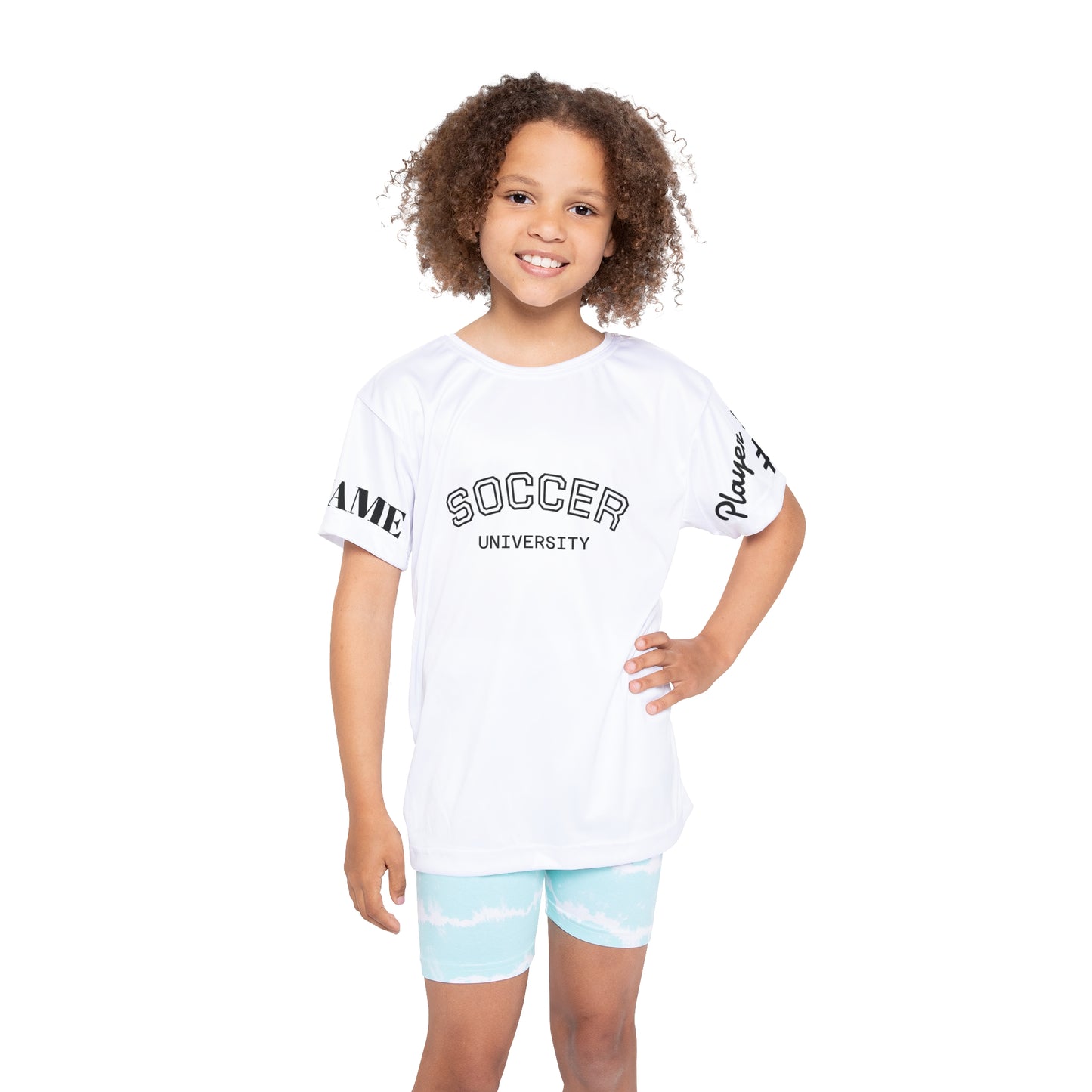 WHITE YOUTH SPORTS JERSEY