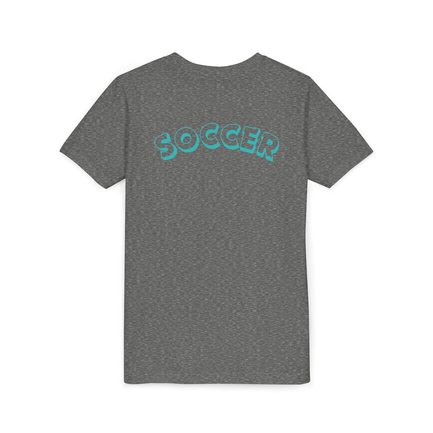 Bella Canvas-Youth Soccer Tee - FRONT AND BACK DESIGN