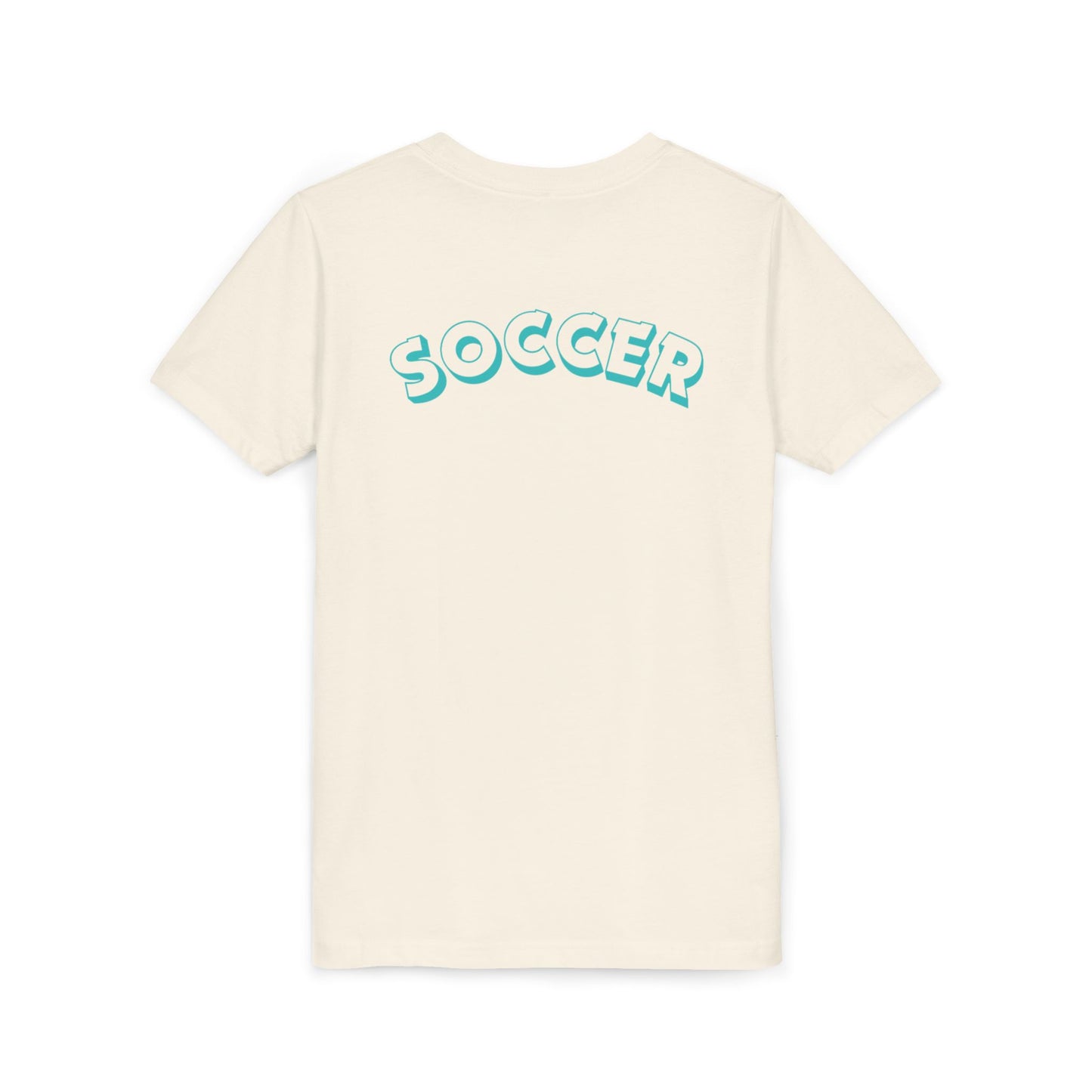 Bella Canvas-Youth Soccer Tee - FRONT AND BACK DESIGN