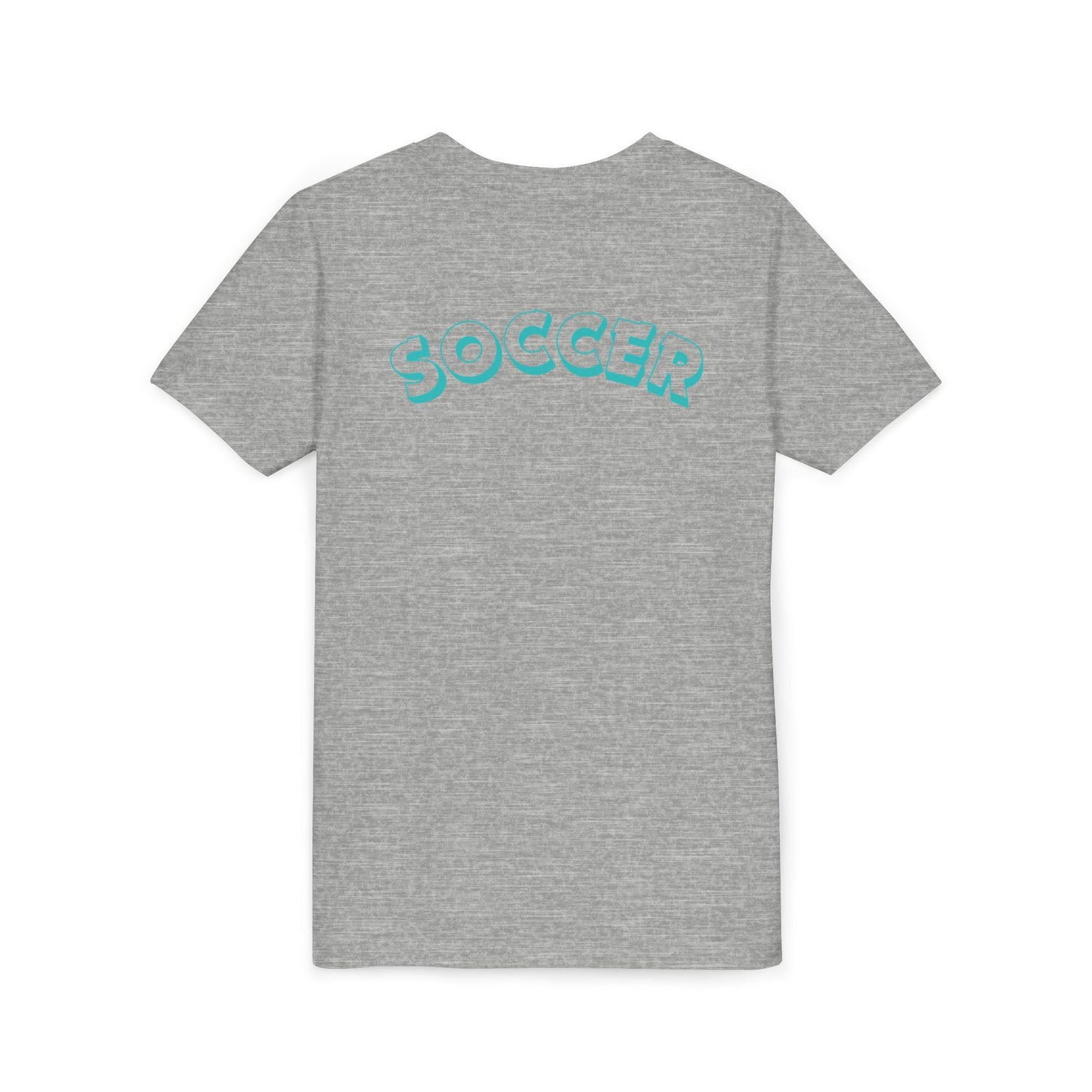 Bella Canvas-Youth Soccer Tee - FRONT AND BACK DESIGN