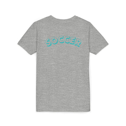 Bella Canvas-Youth Soccer Tee - FRONT AND BACK DESIGN