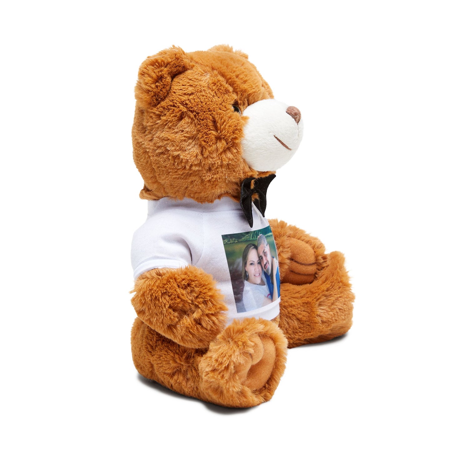 Custom Teddy Bear with Photo T-Shirt – Personalized and Gift-Ready