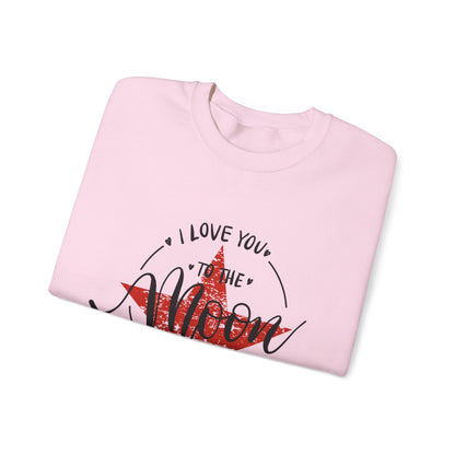 ADULT SWEATSHIRT I LOVE YOU TO THE MOON AND BACK