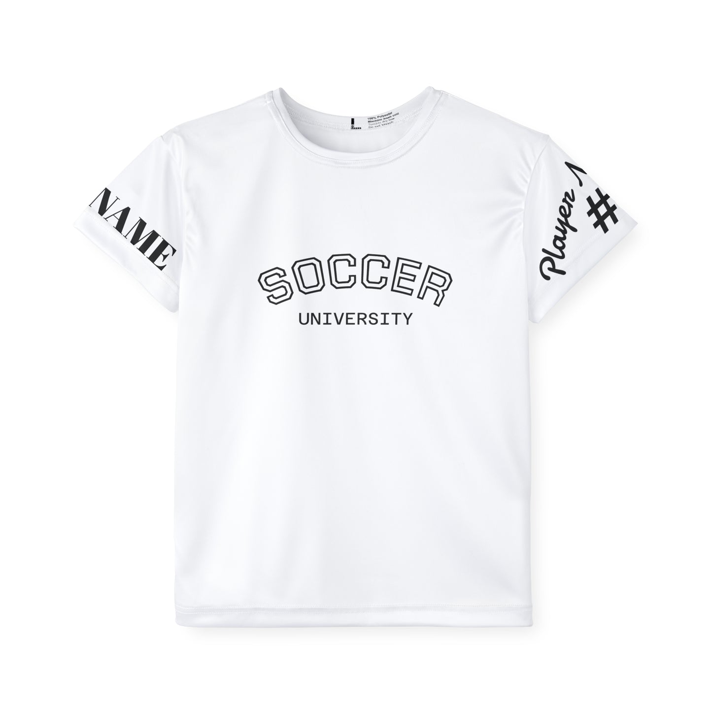 WHITE YOUTH SPORTS JERSEY