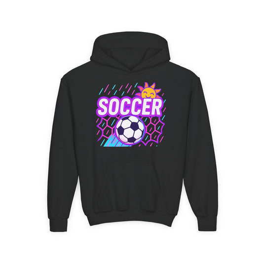Colorful Soccer Youth Hoodie for Kids