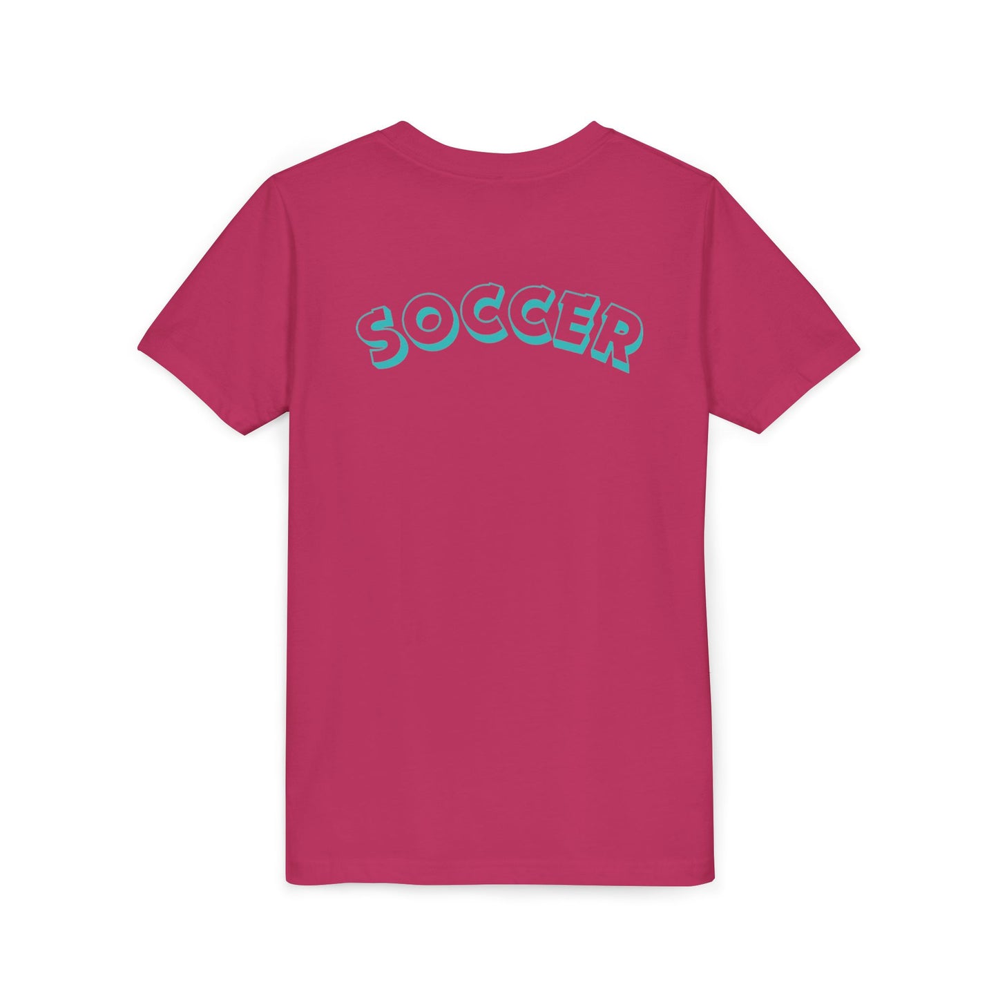 Bella Canvas-Youth Soccer Tee - FRONT AND BACK DESIGN