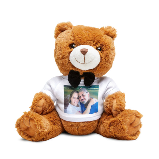 Custom Teddy Bear with Photo T-Shirt – Personalized and Gift-Ready