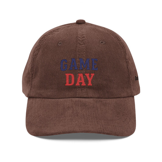Vintage Game Day Corduroy Cap
